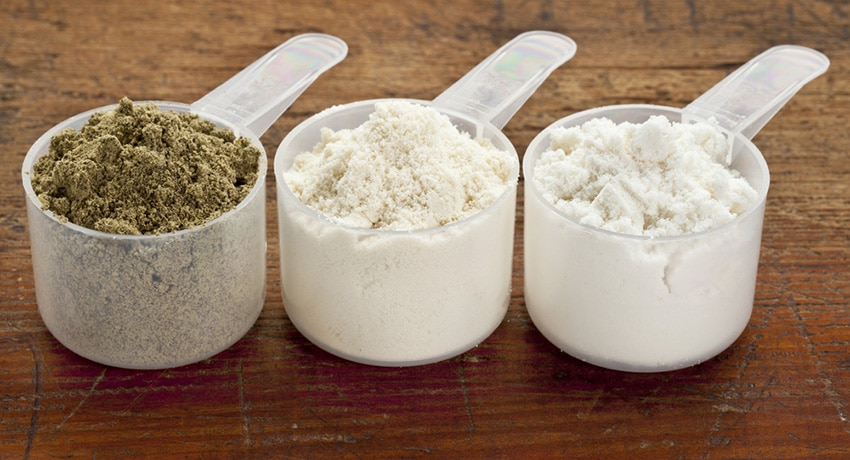 3 protein powders
